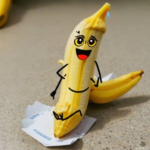 photo doodle, banana snarky