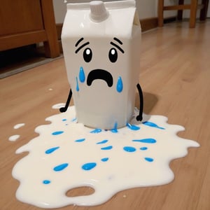 photo doodle, Spilled milk crying