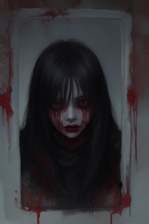 Woman,horror(theme),portrait,blood,dark_willow,Brokenmirror,Paint_Style