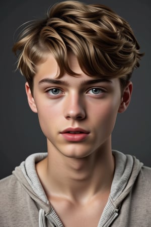 photorealistic, 4k, ultrarealistic skin,masterpiece, one cute young boy,