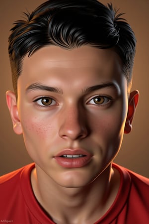 photorealistic, 4k, ultrarealistic skin,masterpiece, one cute young boy,