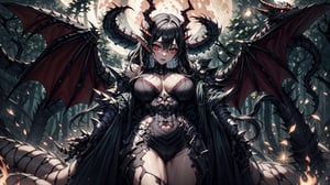 hellfire, dragongirl, dungeon, epic dark forest background, armored, moon light, 4x_NMKD-Siax_200k hires steps 60, 4x-UltraSharp hires steps 60, wallpaper, skeleton, perfectly lit, 4k,Greifer 