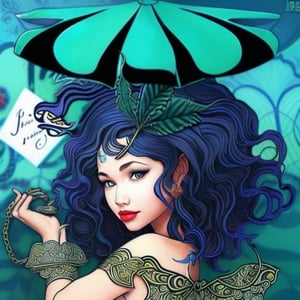 mehkadon ,album cover art ,curly hair,painting of a mehkadon with a cannabis leaf in her hair, james jean and wlop, loish |, artgerm and james jean, james jean and peter mohrbacher, inspired by James Jean, by loish, benjamin lacombe, james jean andrei riabovitchev, james jean ”, james jean soft light 4k, james jean soft light 4 k