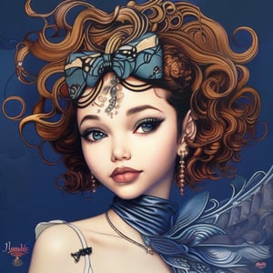 mehkadon ,88mm,album cover art ,curly hair,painting of a mehkadon ,black tshirt,, james jean and wlop, loish |, artgerm and james jean, james jean and peter mohrbacher, inspired by James Jean, by loish, benjamin lacombe, james jean andrei riabovitchev, james jean ”, james jean soft light 4k, james jean soft light 4 k