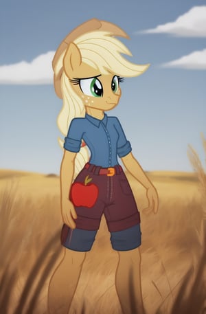 1girl, solo, mlp, my little pony, apple jack, mlpapplejack, masterpiece, standing, wheat field in the background,

((extreme skinny, unhealthy thin, no thights)),
dressed in dungarees,