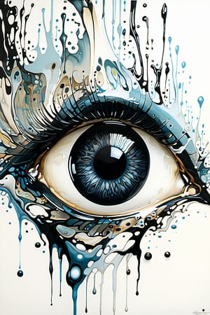  ((eye )),black ink flow, 64k resolution photorealistic masterpiece:by aaron horkey and jeremy mann:intricately detailed fluid gauche painting,by jean baptiste mongue, acrylic: watercolor art, professional photography, dynamic lighting, volumetric lighting maximalist photoillustration:by marton bobzert,8k resolution concept art intricately detailed, complex, elegant, majestic, ecstacy, fantastical, aspect ratio:16:9, (((no clothes)))