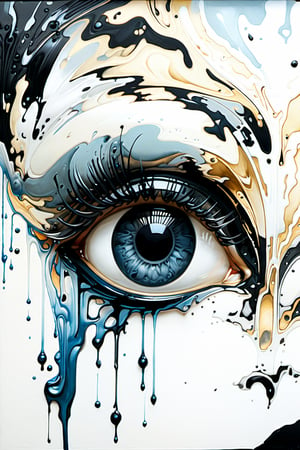  ((eyes )),black ink flow, 64k resolution photorealistic masterpiece:by aaron horkey and jeremy mann:intricately detailed fluid gauche painting,by jean baptiste mongue, acrylic: watercolor art, professional photography, dynamic lighting, volumetric lighting maximalist photoillustration:by marton bobzert,8k resolution concept art intricately detailed, complex, elegant, majestic, ecstacy, fantastical, aspect ratio:16:9, (((no clothes)))