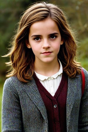 raw photo, young Hermione Granger (Emma Watson)