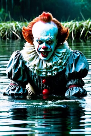 pennywise in water