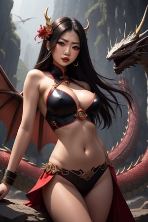 Dragon Lady is usually a stereotype of certain East Asian and occasionally South Asian and/or Southeast Asian women as strong, deceitful, domineering, mysterious, and often sexually alluring.,SAM YANG,leviathandef