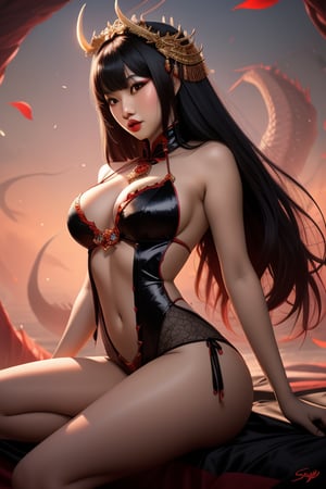Dragon Lady is usually a stereotype of certain East Asian and occasionally South Asian and/or Southeast Asian women as strong, deceitful, domineering, mysterious, and often sexually alluring.,SAM YANG,leviathandef