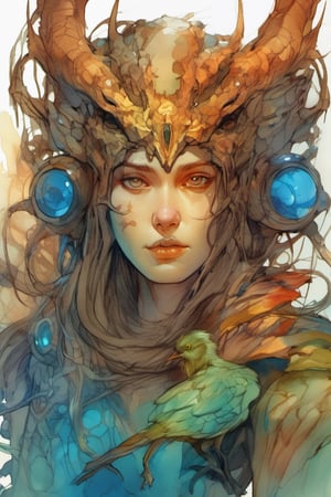 line art, watercolor wash, digital illustration, comic style, approaching perfection, dynamic, highly detailed, artstation, smooth, sharp focus, brian froud style, art by Carne Griffiths and Wadim Kashin, detailed background, 60-30-10 color rule, intricate artwork masterpiece, matte painting movie poster, golden ratio, trending on cgsociety, intricate, epic, trending on artstation, by artgerm, h. r. giger and beksinski, highly detailed, vibrant, production cinematic character render, ultra high quality model, alcohol ink, kids story book style, muted colors, watercolor style, by aruffo3,Landskaper