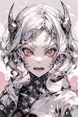 girl, cute, fangs (theme),r1ge,portrait,illustration,fcloseup,rgbcolor,emotion