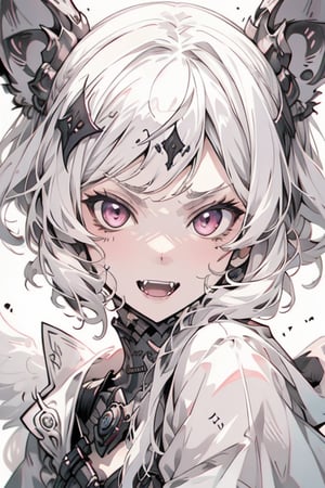 girl, cute, fangs (theme),r1ge,portrait,illustration,fcloseup,rgbcolor,emotion