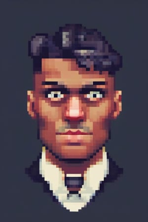 peaky blinders, man, colored_skin,v0ng44g,pixel style,Stylish