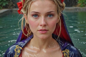 (wet clothes, wet hair, wet, wet face, wet skin,  : 1.4 ),( Beautiful German queen ),(greater details in definitions of face and eyes), (realistic and detailed skin textures), (extremely clear image, UHD, resembling realistic professional photographs, film grain), beautiful blonde hair,beautiful blue iris, ((wearing Baroque-style crimson dirndl ballgowns and veiled royal cloak with vibrant colors, submerge,  hugging, very wet drenched hair, wet face:1.2)), infused with norwegian elements. The dress combines intricate lace and embroidery with colorful ballgown-inspired patterns. A wide obi belt cinches her waist, while puffed sleeves and delicate accessories complete the look, showcasing a striking fusion of cultures.,ct-drago
.
, soakingwetclothes, wet clothes, wet hair, Visual Anime,art_booster,anime_screencap,fake_screenshot,anime coloring