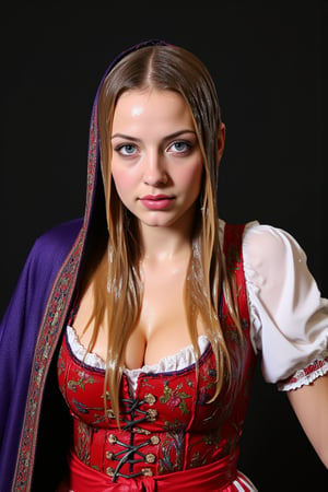 (wet clothes, wet hair, wet, wet face, wet skin, wet body : 1.4 ),(Chiaroscuro Solid colors background),( Beautiful wet German queen ),(greater details in definitions of face and eyes), (realistic and detailed wet skin textures), (extremely clear image, UHD, resembling realistic professional photographs, film grain), beautiful wet blonde hair,beautiful blue iris, ((wearing Baroque-style crimson dirndl ballgowns, veiled royal cloak, clothes with vibrant colors, holding a shawl on hand, submerge, hugging, very wet drenched hair, wet face:1.2)), infused with norwegian elements. The dress combines intricate lace and embroidery with colorful ballgown-inspired patterns. A wide obi belt cinches her waist, while puffed sleeves and delicate accessories complete the look, showcasing a striking fusion of cultures.,ct-drago . , soakingwetclothes, wet clothes, wet hair, Visual Anime,art_booster,anime_screencap,fake_screenshot,anime coloring


.,Dyn4Kay,Enhanced all
,Wetfetish,Fetishwet,Enhanced all