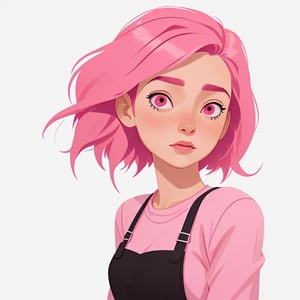 1girl, pink_hair