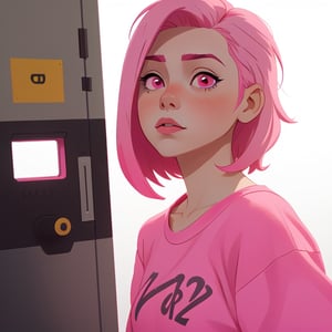 1girl, pink_hair