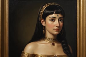 Cleopatra oil painting,