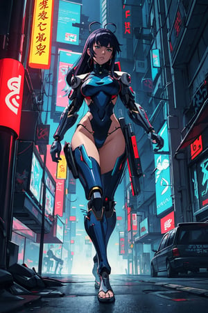 Masterpiece, Best Quality, a sexy woman dressed as a oni on a city street, digital cyberpunk anime art, anime cyberpunk art, cyberpunk anime girl mech, digital cyberpunk - anime art, cyberpunk anime girl, female cyberpunk anime girl, cyberpunk anime art, badass anime 8 k, cyborg girl, girl in mecha cyber armor, anime cyberpunk, very beautiful cyberpunk samurai, perfect anime cyborg woman, ghost in the shell, masamune shirow