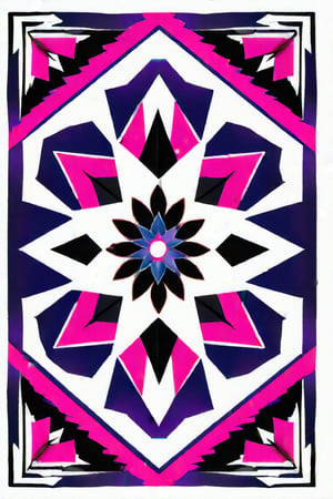 Vector rug design, art ready to print colorful  illustration , visionary art ,pen art, vector art, (symmetrical), a matrix of energy and light,,transparent caustics light ,epic composition,universal energy,  sacred geometry,digitized vector, minimalist design,, simplistic, minimalist,  calligraphic lines,vector art illustration,professional vector, full design, (only colors, purple, black, gray, white, ), solid solid shapes,, no shadows, full design, pendleton isometric patterns,, vector art illustration,beautiful border design pattern, vector design, perfect line work, perfect shapes, simple design, symmetrical, straight lines,  perfectly symmetrical,