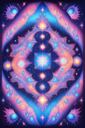  visionary art ,pen art, (symmetrical), spirit guide among a matrix of energy and light,bl4ckl1ghtxl,,transparent caustics light ,epic composition,universal energy, uv pastel colours, sacred geometry, divine being in the comsic astral matrix of another reality, Rug design , digitized vector, minimalist design,, simplistic,  tufting rug design idea, 