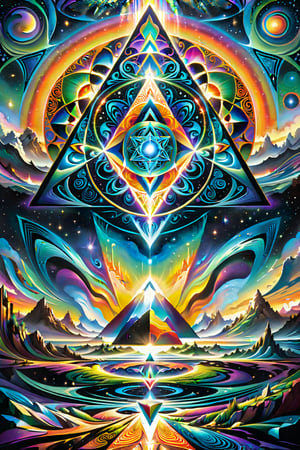 (( Psychedelic landscape environment in the style of visionary art,  center composition.symmetrical,over layers of sacred geometry, energy ribbons, psychedelic elements,Geometric Halftone,geometric patterns, sacred geometry,magical energy,visionary,Psychedelic,. Vibrant, visionary art, visionary art,hyper detailed, natural lighting, epic composition, dynamic image, with feeling of desire and Majesty)), uv color highlights, uv highlights colors, symmetrical image .center composition.symmetrical,over layers of sacred geometry, energy ribbons, psychedelic elements,Geometric Halftone,geometric patterns, sacred geometry,magical energy,visionary,Psychedelic, HDR,HD,sharp focus, ultra detail,high detail, dynamic, epic composition, visionary art ,,uv highlights,neon edges, high detail, ,sharp focus,   hd, rich tones (perfect hands, perfect anatomy), High detailed, detailed background, ,
 . Spirit realm, metaphysical realm, esoteric,style , psychedelic landscape  , (masterpiece, best quality, ultra-detailed), , High detailed, detailed background,  score_9, score_8_up, score_7_up, best quality, masterpiece, 4k,visionary art,ULTIMATE LOGO MAKER [XL],bl4ckl1ghtxl,dd4ught3rl score_9_up,extremely detailed,concept,