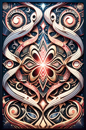  visionary art ,pen art, symmetrical,