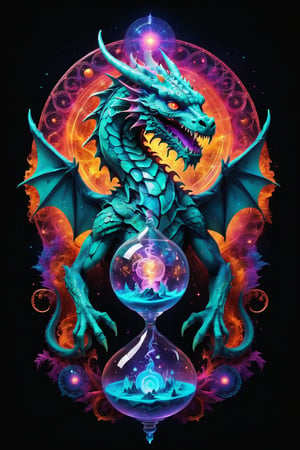 beautiful cosmic dragon that lives in skull of a god, chaos energy that forms a elegant hourglass and balanced scales,dragon , skulls,cosmic, nebulous soliloquy with psychatronic interface with god,transparent caustics,epic composition,universal energy, uv pastel colours, sacred geometry, minalmist design,clean line work, uv edges,neon, transparent background,elegant, art image is centered with empty space as a boarder, high contrast, ultra detailed, not over complex, hour glass of the universe , scales to weigh souls , trippy, uv, neon. Hourglass of time and space with worlds that tells a story inside, uv highlights 
 fractals, sacred  geometry  and vivid color, 
 . Spirit realm, metaphysical realm, esoteric,style , psychedelic landscape  , (masterpiece, best quality, ultra-detailed), (perfect hands, perfect anatomy), High detailed, detailed background, anatomically correct , beautiful face, detailed hands, perfect eyes, expressive eyes, score_9, score_8_up, score_7_up, best quality, masterpiece, 4k,visionary art,ULTIMATE LOGO MAKER [XL],bl4ckl1ghtxl,dd4ught3r,Sexy Girl score_9_up,extremely detailed,concept,Sexy Girl