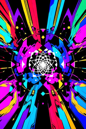 Vector t shirt art ready to print colorful graffiti illustration , visionary art ,pen art, vector art, (symmetrical), a matrix of energy and light,bl4ckl1ghtxl,,transparent caustics light ,epic composition,universal energy, uv colours, sacred geometry, cosmic astral matrix of another reality,digitized vector, minimalist design,, simplistic, minimalistic, black ink, calligraphic lines,vector art illustration,professional vector, full design, (only colors, purple, black, gray, white, gold , pink) , solid, no shadows, full design, pendleton isometric patterns, sticker, bright colors, vector art illustration,