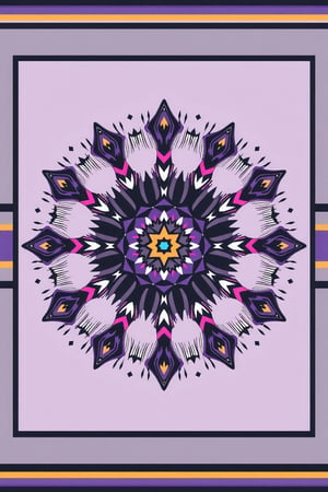 Vector, rug design, colorful  illustration , vector art, (symmetrical), a matrix of energy and light,epic composition,universal energy,  sacred geometry,digitized vector, minimalist design,, simplistic, minimalist,  calligraphic lines,vector art illustration,professional vector, full design, (only colors, purple, black, gray, white, gold , pink), solid solid shapes,, no shadows, full design, pendleton isometric patterns,, vector art illustration,beautiful border design pattern, vector design, perfect line work, perfect shapes, simple design, symmetrical, straight lines,  perfectly symmetrical,