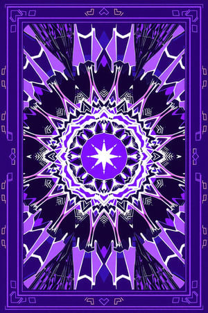 Vector rug design, art ready to print colorful  illustration , visionary art ,pen art, vector art, (symmetrical), a matrix of energy and light,,transparent caustics light ,epic composition,universal energy,  sacred geometry,digitized vector, minimalist design,, simplistic, minimalist,  calligraphic lines,vector art illustration,professional vector, full design, (only colors, purple, black, gray, white, ), solid solid shapes,, no shadows, full design, pendleton isometric patterns,, vector art illustration,beautiful border design pattern, vector design, perfect line work, perfect shapes, simple design, symmetrical, straight lines,  perfectly symmetrical,