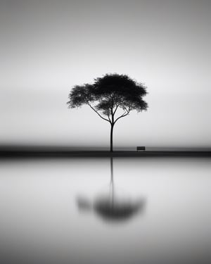 minimalism, black and white photography, 