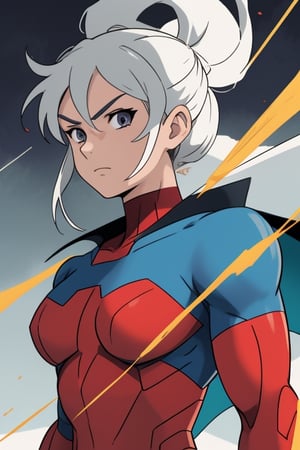 Anime girl superhero
