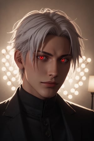 (1boy) portrait, best quality, ultra high res, ultra detailed, score_9, score_8_up, score_7_up,rating_safe, source_3d, black and red, high contrast color tone, extremely detailed lighting, cinematic lighting, soft lights, (masterpiece, high quality:1.4), (kaneki ken, black hair, white hair, red and black eye, mask | teeth, blood eyes, black clothes, scorpio tentacles), , , blood, , black background, thrilling, (fierce face),kaneki ken