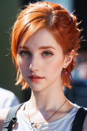 (8k,  RAW photo,  photorealistic:1.25),  ( lipgloss,  eyelashes,  gloss-face,  glossy skin,  best quality,  ultra highres,  depth of field,  chromatic aberration,  caustics,  Broad lighting,  natural shading,  hayley williams, german girl,  blonde hair,  face peefect,  clear face,  The shape is just right,  high heel,  celebrity,  superstar,  rocker style,  paramore band,  Long hair open face,  wear a Rock outfit,  green eyes,  city,  street,  Eyebrows-eyes-nose-ear-hair-tooth-face like Hayley Williams.