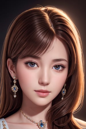 masterpiece, (best quality:1.4), ultra-detailed, 1 girl, 22yo, wear daily elegant outfit, close up perfect face, dramatic lighting, high resolution, genuine emotion,