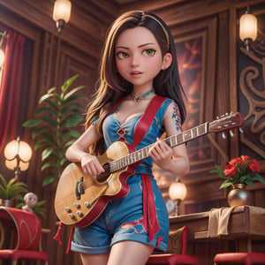 (masterpiece, best quality, highres:1.3), (1girl:1.3), ((solo)), stringed doll, strings attached to limbs, perfect hands