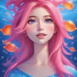 jellyfishes underwater world, ((sea jellies)), ((extremely realistic photo)), professional photo, underwater world, a beautiful young model with pink hair, (mermaid tail), ((she between colorful magic jellyfishes)), (ultra realistic detailed perfect face)), ((ultra sharp focus)), (realistic textures and skin:1.1), rich colors, masterpiece,  high definition ((best quality, masterpiece, detailed)), ultra high resolution, hdr, art, high detail, add more detail, (extreme and intricate details),((sharp focus:1.2)),  ((more detail xl)), more detail XL,detailmaster2,Enhanced All,photo r3al,masterpiece,photo r3al,flat chested,Unique Masterpiece