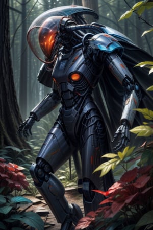 alien hunters, in the forest,futureaodai,Mecha