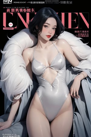 1girl, thigh up body, looking at viewer, intricate clothes, professional lighting, different hairstyle, coloful, magazine cover, light theme, kn,huondey