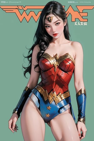 ((wonder woman,)) 1girl, thigh up, standing, looking at viewer, magazine cover, hairtied, hair bow, ultra detailed, profesional lighting, green background, 


johyun, wyntracy, hine, hakil, htt, chimai, sim, yuong01, sana, QA, aespakarina, huondey,kn,jisoo, 