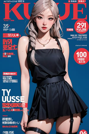 ((kpop idol girl, thigh strap, styled top, skirt,)) 1girl, kneel up, hairstyle, standing, looking at viewer, ultra detailed, profesional lighting, blue background, magazine cover

johyun, wyntracy, hine, hakil, htt, chimai, sim, yuong01, sana, QA, aespakarina, huondey,kn,jisoo,rosé