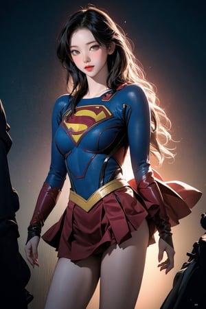 1girl, thigh up body, ((flying, supergirl costume,)) no mask, looking at viewer, cinematic lighting, cinematic composition, hairstyle, magazine cover, 



johyun, wyntracy, hine, hakil, htt, chimai, sim, yuong01, sana, QA, aespakarina, huondey,kn,jisoo