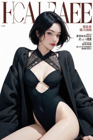1girl, thigh up body, looking at viewer, intricate clothes, professional lighting, different hairstyle, coloful, magazine cover, light theme, kn,huondey