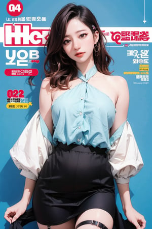 ((kpop idol girl, thigh strap, styled top, skirt,)) 1girl, kneel up, hairstyle, standing, looking at viewer, ultra detailed, profesional lighting, blue background, magazine cover

johyun, wyntracy, hine, hakil, htt, chimai, sim, yuong01, sana, QA, aespakarina, huondey,kn,jisoo, 