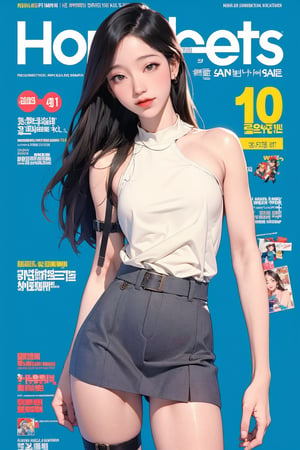 ((kpop idol girl, thigh strap, styled top, skirt,)) 1girl, kneel up, hairstyle, standing, looking at viewer, ultra detailed, profesional lighting, blue background, magazine cover

johyun, wyntracy, hine, hakil, htt, chimai, sim, yuong01, sana, QA, aespakarina, huondey,kn,jisoo, 