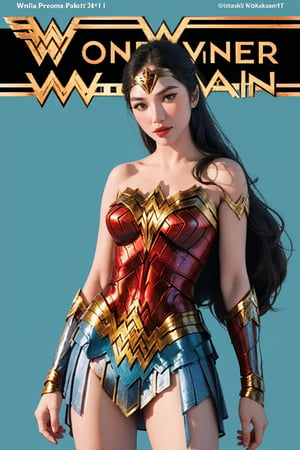 ((wonder woman,)) 1girl, thigh up, standing, looking at viewer, magazine cover, hairtied, hair bow, ultra detailed, profesional lighting, green background, 


johyun, wyntracy, hine, hakil, htt, chimai, sim, yuong01, sana, QA, aespakarina, huondey,kn,jisoo, 