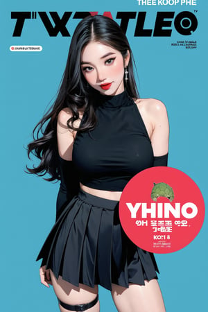 ((kpop idol girl, thigh strap,, styled turtle neck, color pleated skirt,)) 1girl, kneel up, hairstyle, standing, looking at viewer, ultra detailed, profesional lighting, blue background, magazine cover


johyun, wyntracy, hine, hakil, htt, chimai, sim, yuong01, sana, QA, aespakarina, huondey,kn,jisoo, 